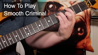 Smooth Criminal Alien Ant Farm  Michael Jackson Guitar Lesson [upl. by Adelheid]