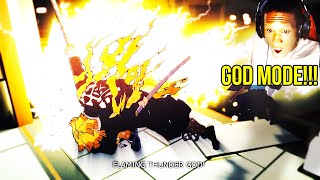 ZENITSU GOES GOD MODE ZENITSU VS KAIGAKU FANANIMATION REACTION [upl. by Nyer]