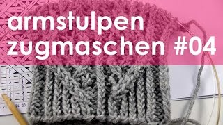 nadelspiel StriMiMi Jänner 2016  Zugmaschen  Mütze Armstulpen Socken  Teil 4 [upl. by Nnyltak909]