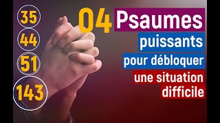 Psaumes puissant pour débloquer une situation difficile  psaume 35psaume 44psaume 51psaume 143 [upl. by Kirit]