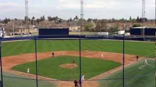 Fresno State vs USC  Aaron Judges 2 RBI triple [upl. by Derreg]