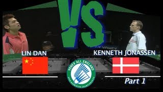 All England 2006 Lin Dan vs Kenneth Jonassen Part 1 [upl. by Ibson948]