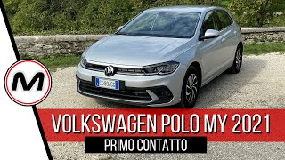 VOLKSWAGEN POLO 2021  Primo contatto con la versione a metano [upl. by Naitsabas953]