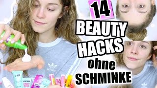 14 BEAUTY TIPPS ohne SCHMINKE für SCHÜLER amp ANFÄNGER ♡ BarbaraSofie [upl. by Clemmie]