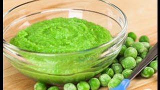 Steamed Peas Baby Food  Blendtec Recipes [upl. by Jolyn]