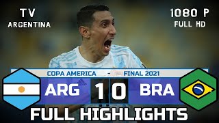 Argentina  Brasil 10 Resumen Completo amp Goles FULL HD TVP Argentina [upl. by Chamberlin]