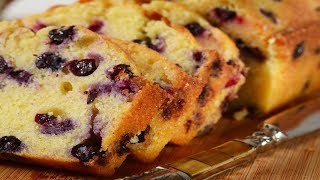 Lemon Blueberry Bread Classic Version  Joyofbakingcom [upl. by Allehcim728]