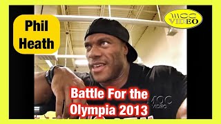 Phil Heath  LEGS  Battle For The Olympia 2013 [upl. by Bjorn]