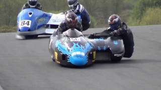 Hampton Downs 2012 sidecar crash [upl. by Adnorrahs195]