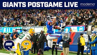 New York Giants vs Green Bay Packers Week 14 Postgame Recap amp Analysis Description [upl. by Karin]