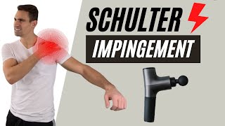 Massagepistole  Schulterschmerzen Impingement Supraspinatus Schleimbeutelentzündung [upl. by Yeffej]