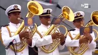 BANDA DE LA MARINA DE GUERRA DEL PERUTEMAMIX PASTORITA HUARACINA 2019 [upl. by Tekcirc]