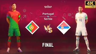 FIFA 23  Portugal vs Serbia  Ronaldo vs Tadic  FIFA World Cup Final Match 4K60 [upl. by Borroff]