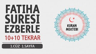 Fatiha suresi ezberle 10 tekrar10 tekrar [upl. by Merri296]