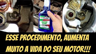 APRENDA A FAZER UMA LIMPEZA INTERNA DO MOTOR FLUSH [upl. by Uno726]