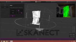 Skanect Multi Scan Reconstruction Demo [upl. by Lesnah]