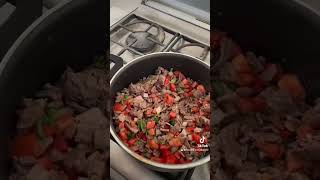 Bistec ranchero Cocina con Diana beefsteak bistec bistecranchero [upl. by Adnyc]