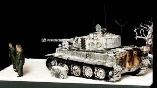 Wittmann´s commando tiger1 dragon 135 diorama [upl. by Sorcha]