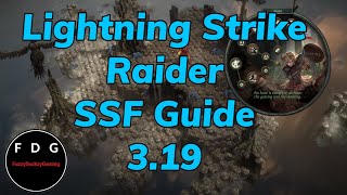 Outdated SSF guide for Lightning Strike Raider  Path of Exile 319 Lake of Kalandra [upl. by Esilahs]