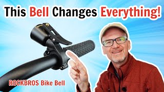 ROCKBROS Classic Bike Bell Review Ditch the Buzzer for This [upl. by Yhtnomit]