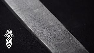 Comment fabriquer un DAMAS de PLUME feather damascus [upl. by Merissa]