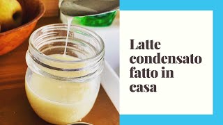 Latte Condensato Fatto in Casa  Ricetta Facilissima e Molto Veloce [upl. by Etteneg]