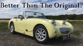 Frogeye Sprite Replica  Better Than The Original MG Midget Tifosi Rana 1976 Midget Road Test [upl. by Devi]