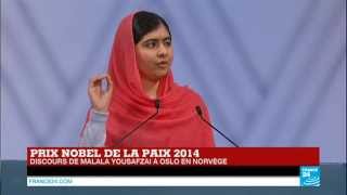 REPLAY  Revoir le discours de Malala Yousafzai pour le prix Nobel de la paix en intégralité [upl. by Surad]