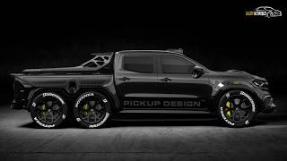 Monster X Is The 6x6 Carbon Fiber MercedesBenz XClass [upl. by Casabonne]