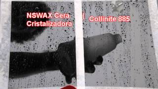 Comparativo entre Ceras Cera Cristalizadora NSWAX VS Collinite Fleetwax 885 [upl. by Alliscirp]