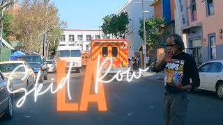 Real Skid Row Driving my car through the notorious and dangerous LA district [upl. by Noryahs]