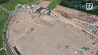 360 GradFlug über die Baustelle des Lörracher Zentralklinikums [upl. by Tower]