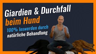 GIARDIEN amp DURCHFALL beim Hund LOSWERDEN ohne Medikamente  Natürliche Behandlung amp Futter [upl. by Etnomal]