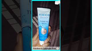 Vicco Turmeric Face Wash 🤩 Turmeric Wash 😘 shorts viccoturmeric facewash viral productreview [upl. by Michaela]