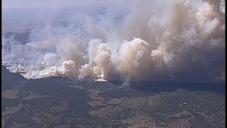 Dog Head Fire Residents leaving their homes amidst fire [upl. by Golda]