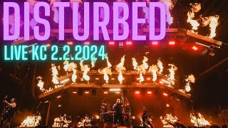 Disturbed LIVE Kansas City 02022024 FULL VIDEO [upl. by Elisa]