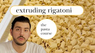 Making fresh rigatoni on a small but mighty pasta extruder [upl. by Kern163]