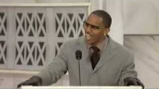 Jamie Foxx impersonates Obama at Inaugural celebration [upl. by Anazus]