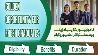 CM Paid Internship Program for Fresh Graduates  6000 Internships  PKR 25000 PM Stipend [upl. by Niledam]