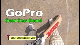 GoPro Batsman Helmet Camera Cricket Match View  Lucky Rana Cricket Batting [upl. by Kceb]