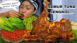 MENU BARU ‼️SEMUR TUNA JENGKOL SAMBAL ULEK REBUS SAWI PAHIT [upl. by Frankie]