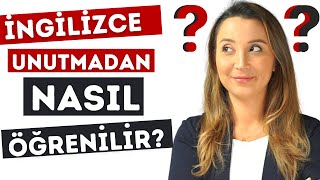 İngilizceyi Unutmadan Öğrenmek En çok işe yarayan taktikler 2021 [upl. by Aramahs]