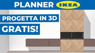 IKEA Planner progetta in 3D GRATIS da solo [upl. by Oxford]