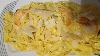 اسهل وأسرع والذ معكرونة تاكليتال بالصلصة البيضاء tagliatelles sauce blanche délicieuse rapide [upl. by Akenihs]