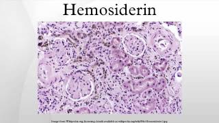 Hemosiderin [upl. by Nnylyrehc]