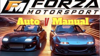 forzamotorsport Spa Circuit Showdown Auto Gears vs Manual vs with Clutch [upl. by Papotto]