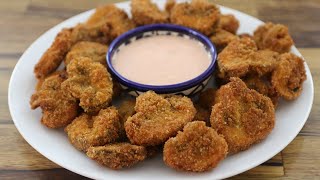 Crunchy Fried Mushrooms Recipe  Breaded Mushrooms [upl. by Thadeus]