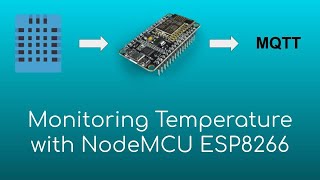 Monitoring Temperature Using NodeMCU ESP8266  DHT11 amp MQTT  Tech Notebook [upl. by Dodwell161]