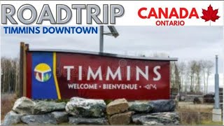 TIMMINS DOWNTOWN VIRTUAL ROAD TOUR [upl. by Yrakaz]