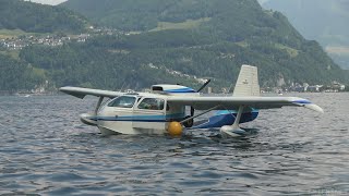 Republic RC 3 Seabee  N6209K Seaplane Meeting Hergiswil 2023 [upl. by Entroc86]